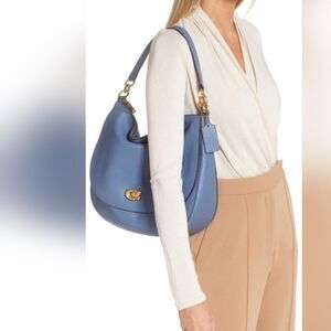 COACH Polished Pebble Leather Shoulder Bag